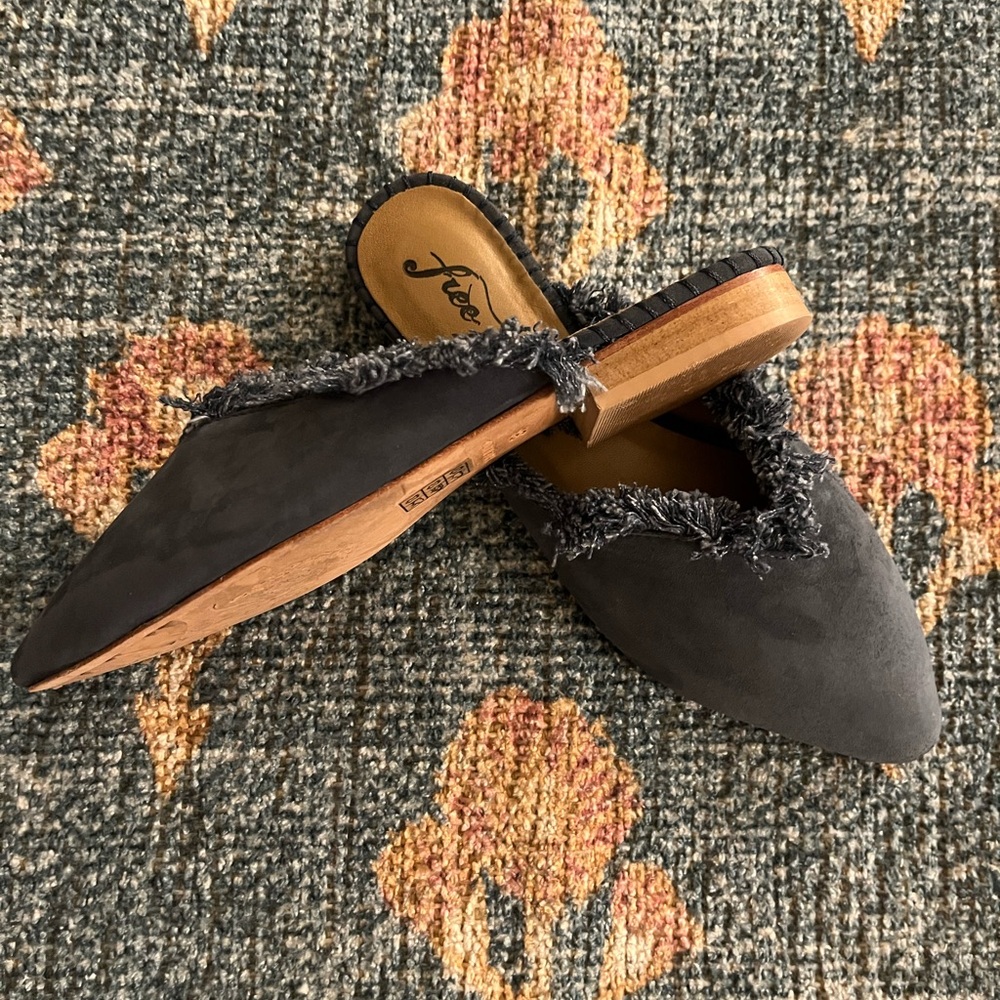 Free People Newport Suede Mules - Picture 4 of 8